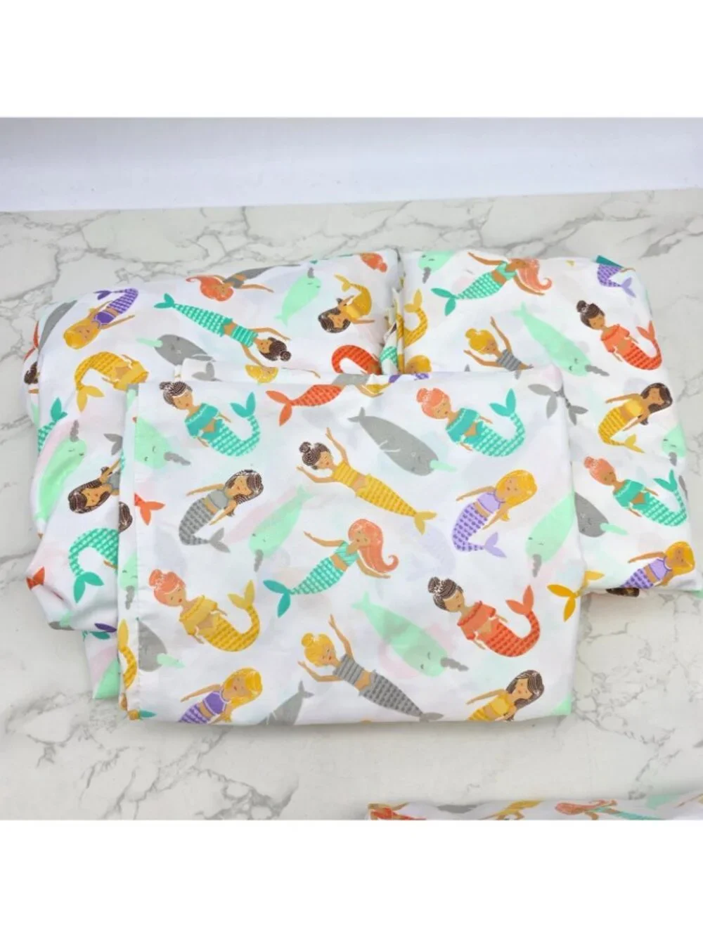 NEW 2 Sets of Pillowfort Magical Mermaids Twin Sheet Set Microfiber 6 Piece Set